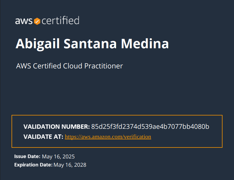 AWS cloud practitioner certificate
